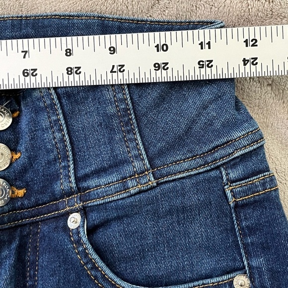 Veronica Beard Katherine Corset High Rise Waist Skinny Jeans Size 24 New - Picture 13 of 15